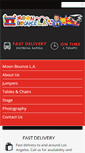 Mobile Screenshot of moonbouncela.com